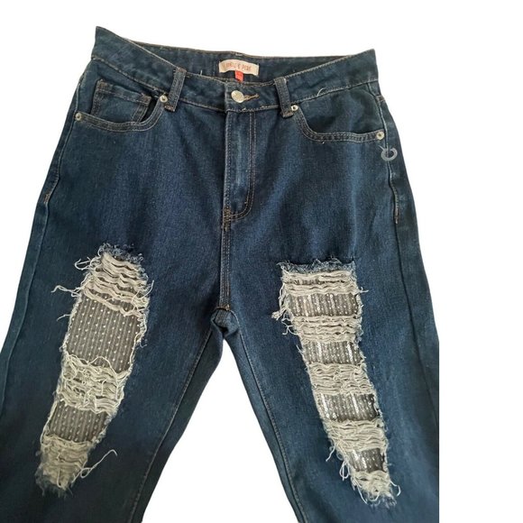 Women’s Jeans MELE & PERE Boyfriend Relaxed & comfortable fit Size S Blue - Picture 4 of 11